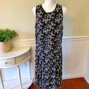 2/$20 LOFT* Black Midi Dress* Size 12* Great condition